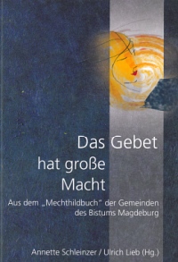 Blaues Cover mit Darstellung der seligen Mechthild