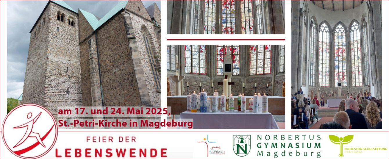 Fotocollage mit Eindrücken von der Feier der Lebenswende