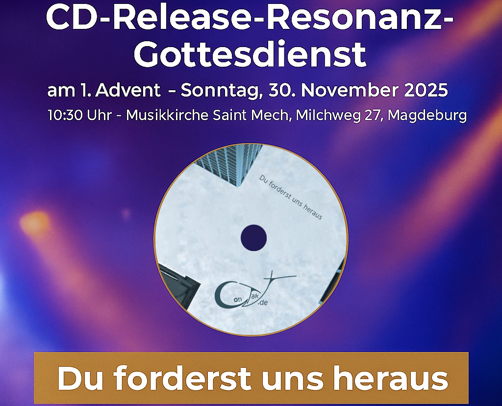 Plakat mit einer CD-Abbildung