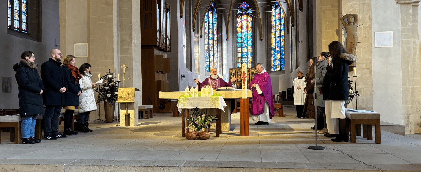 Gottesdienst mit Bischof Feige in der Kathedrale Magdeburg anlässlich der Übergabe der Missio canonica.