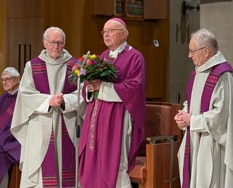 Bischof Leo beim Gottesdienst
