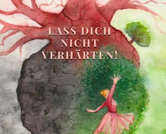 Plakat mit einem Herz und einer tanzenden Frau