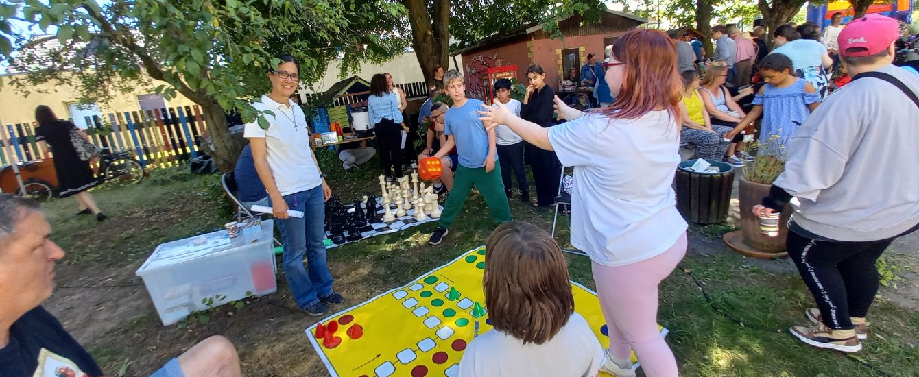 Kinder bei einem Kinderfest