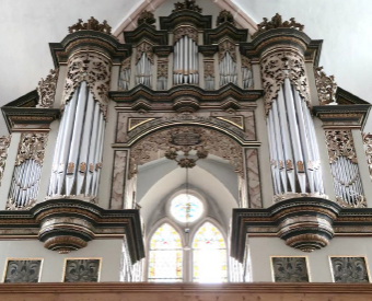 Orgel von unten