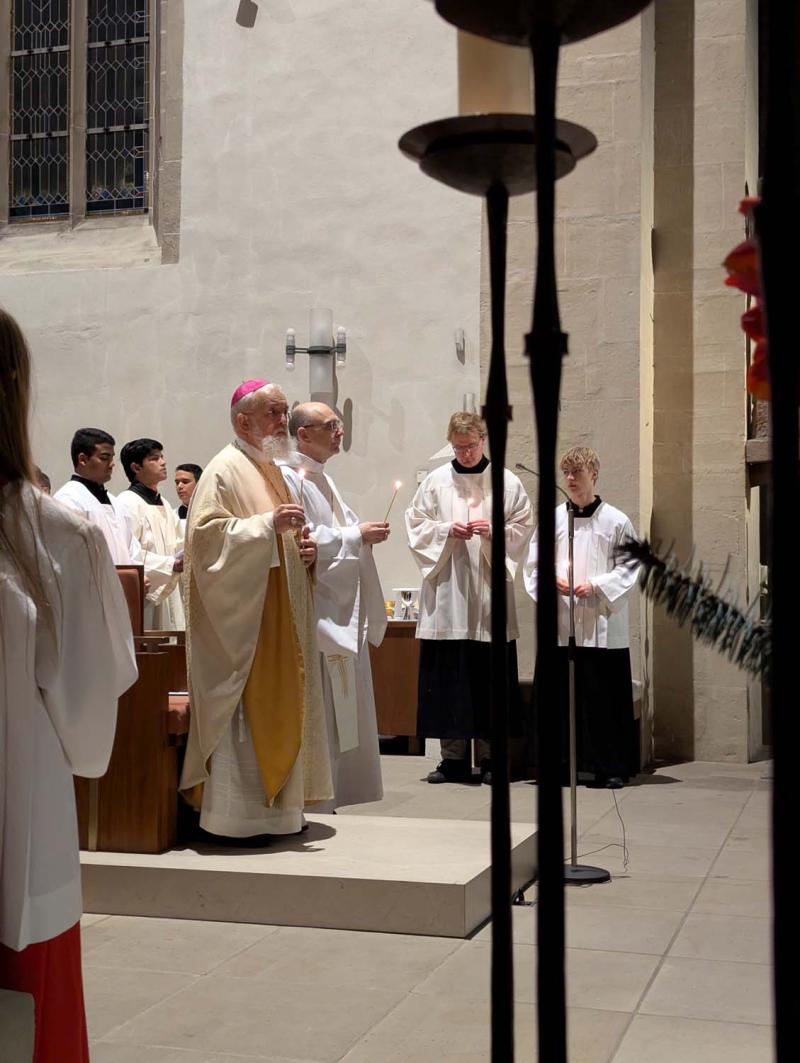 Bischof Feige bei einer Messe 