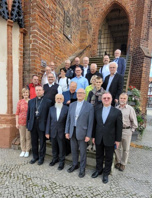 Menschen auf einer Treppe