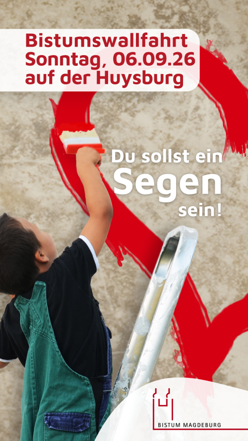 social media Grafik zur Bistumswallfahrt 2026 Du sollst ein Segen sein
