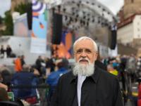 Pressefoto: Gerhard Feige auf dem Katholikentag