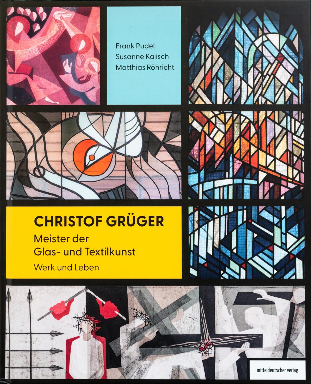 Buchcover mit bunten Fenstern
