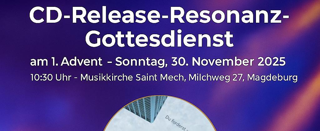 Plakat mit einer CD-Abbildung