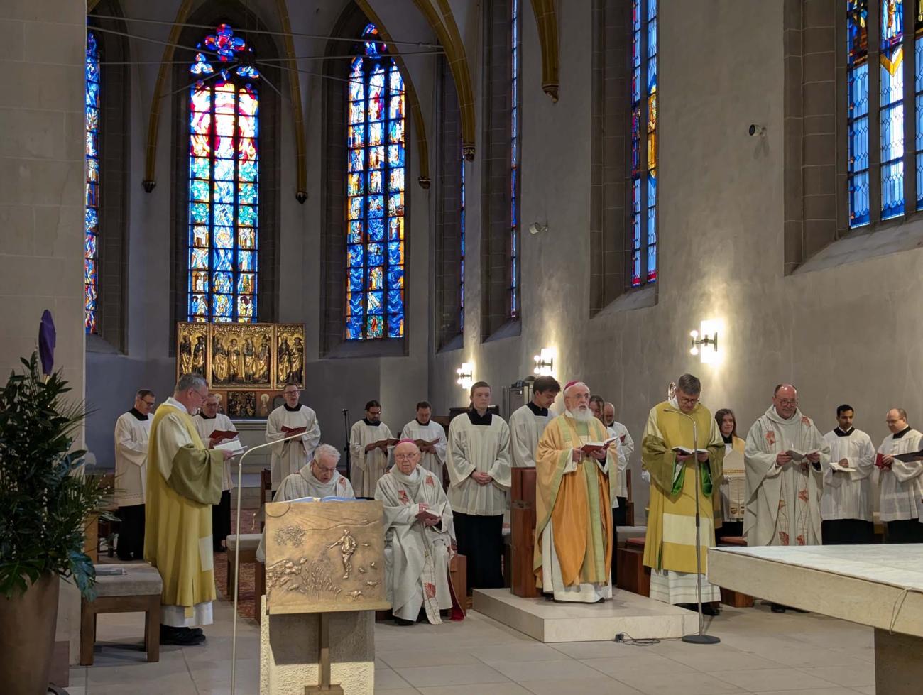 Gottesdienst in einer Kirche