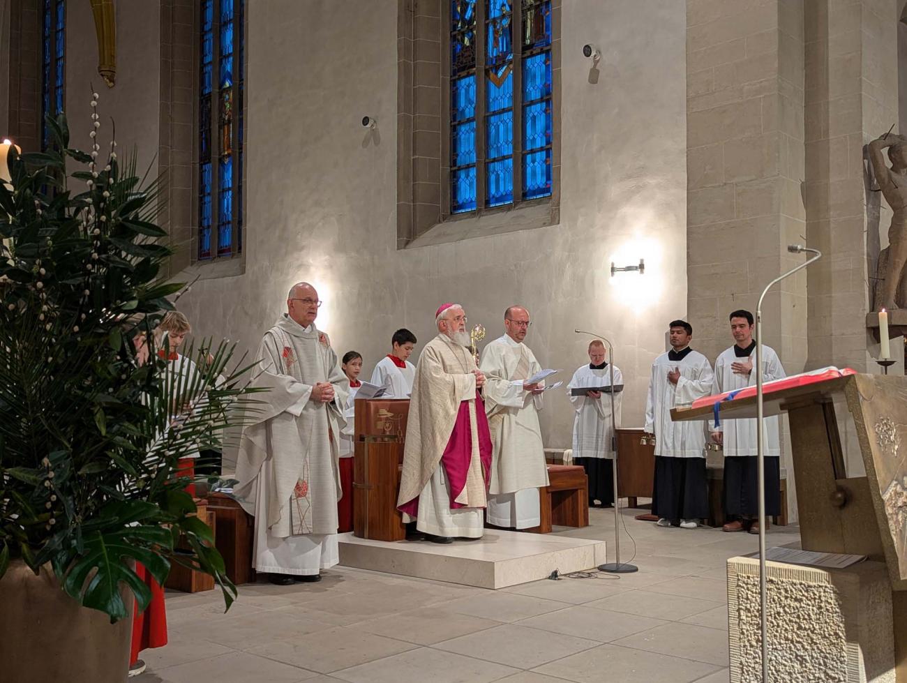 Gottesdienst in einer Kirche