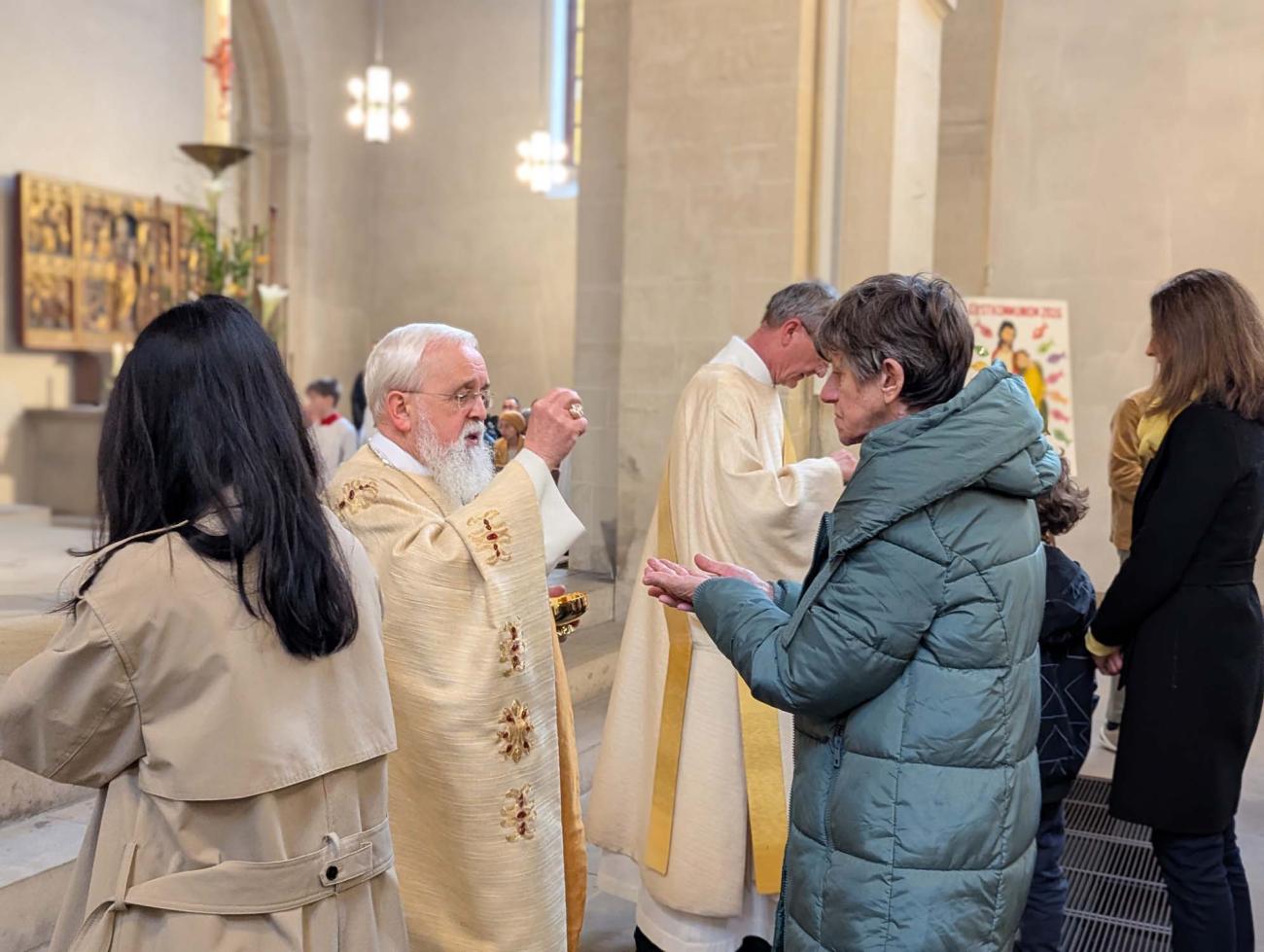 Kommunion in einem Gottesdienst