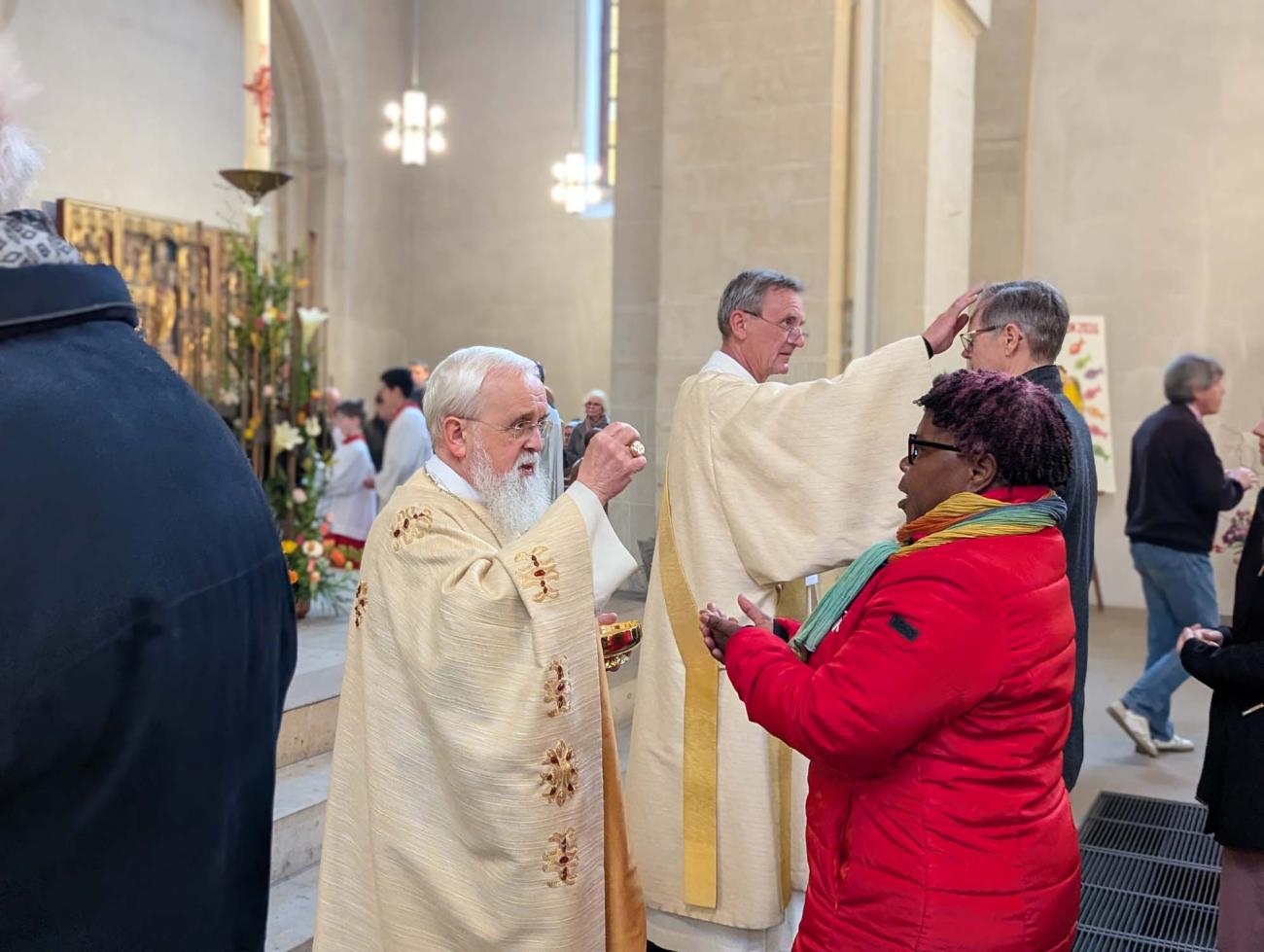 Kommunion in einem Gottesdienst