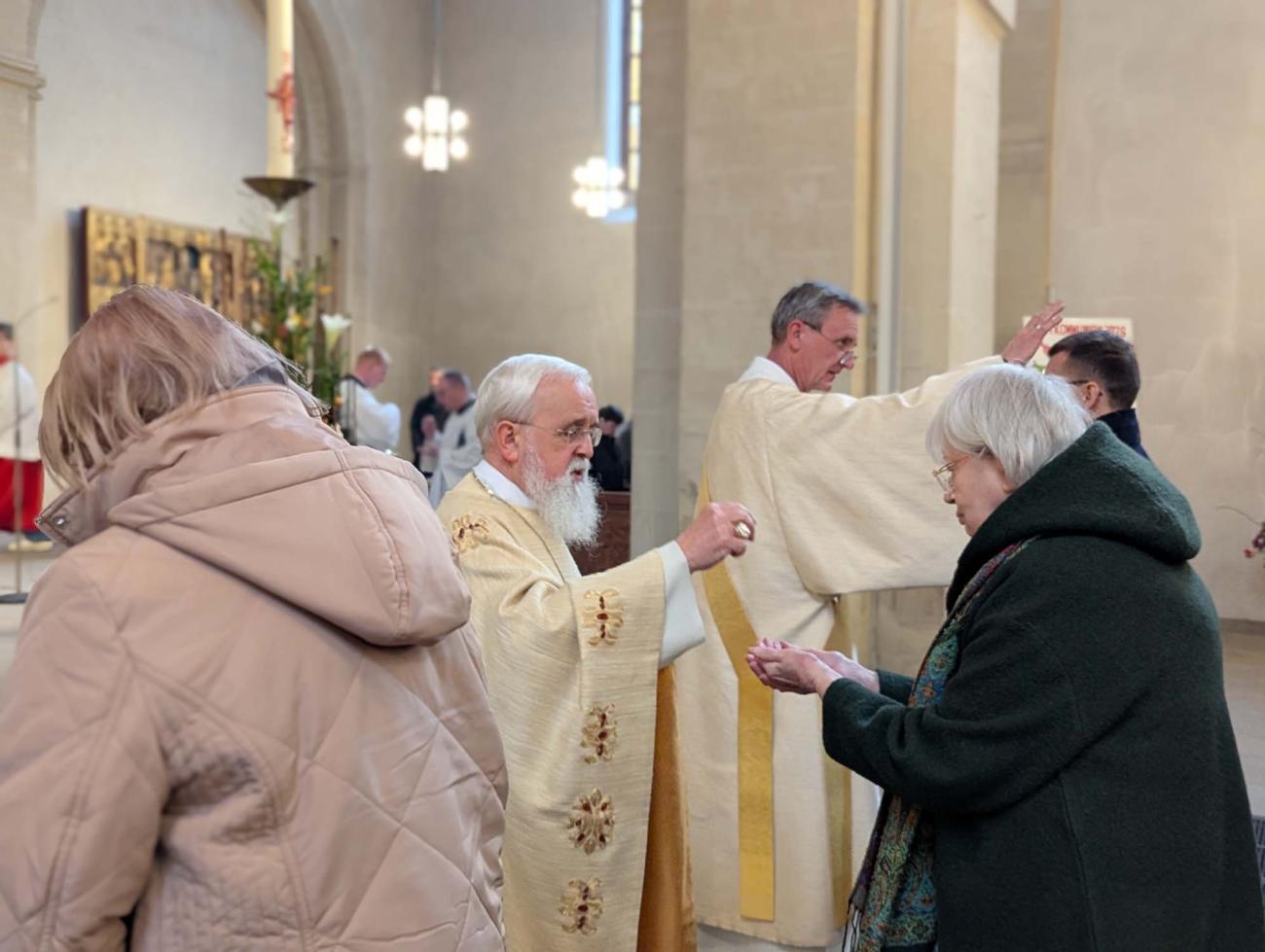 Kommunion in einem Gottesdienst