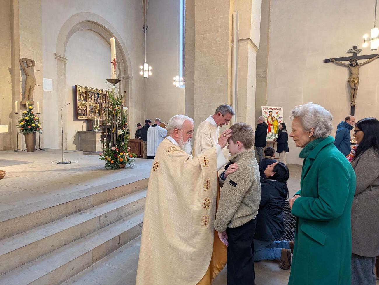 Kommunion in einem Gottesdienst
