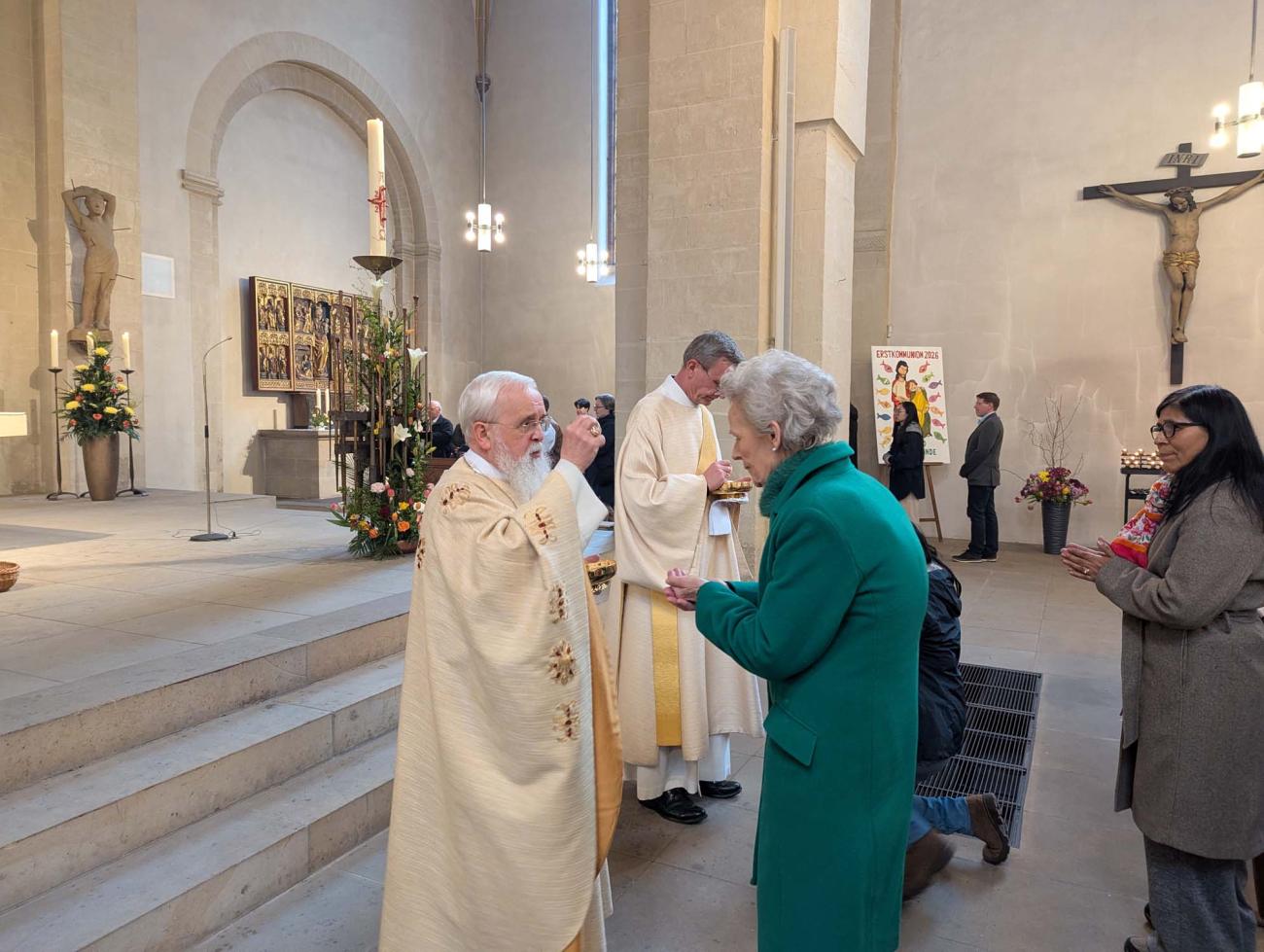 Kommunion in einem Gottesdienst