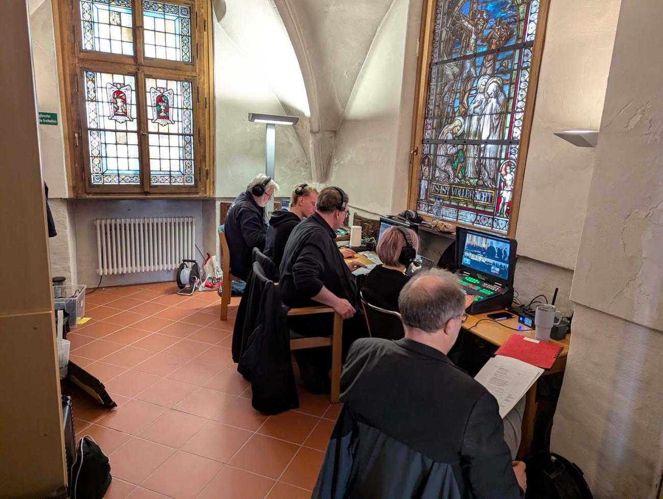 Regie des Livestreams für das Requiem