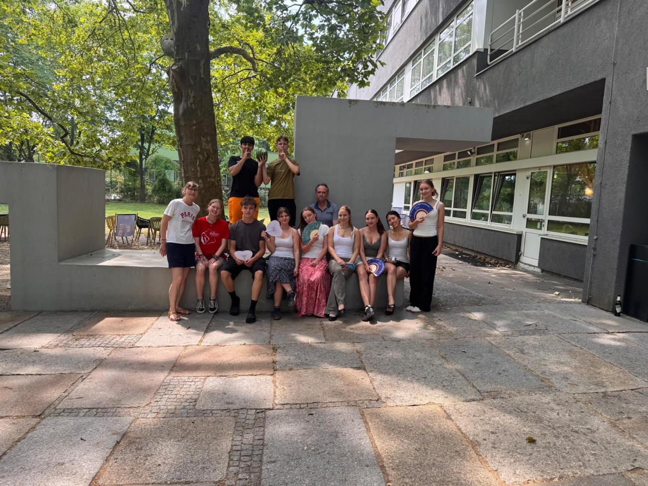 Ein Gruppenfoto einer Schulklasse
