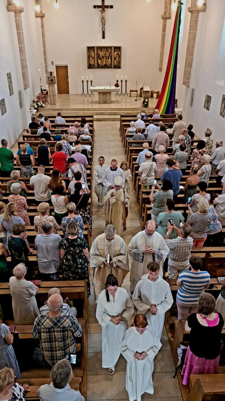 Gottesdienst in der Kirche