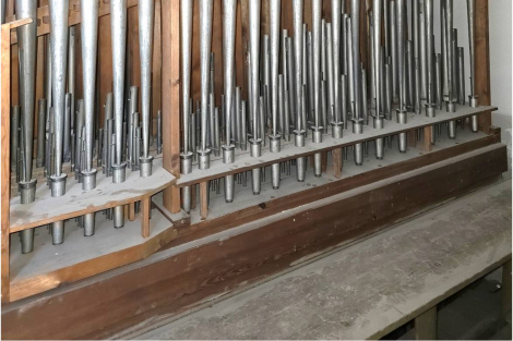 Details der Röver-Orgel in Aschersleben