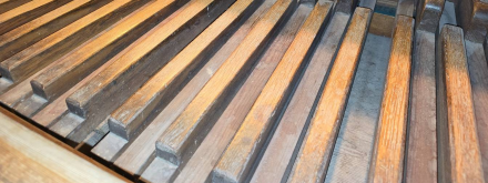 Details der Röver-Orgel in Aschersleben