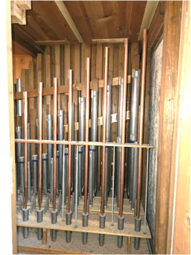 Details der Röver-Orgel in Aschersleben