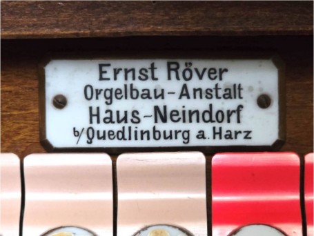 Details der Röver-Orgel in Aschersleben