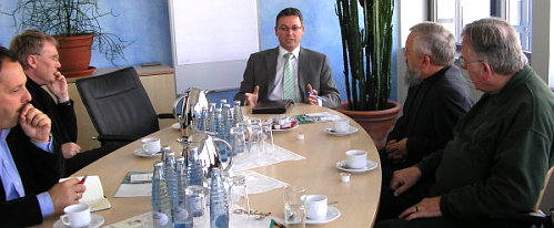 Gesprächsrunde mit Bischof