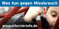 Schriftzug "Was tun gegen Missbrauch", Kind
