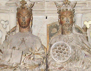 Königin Edith und Kaiser Otto I. - Darstellung im MDer Dom