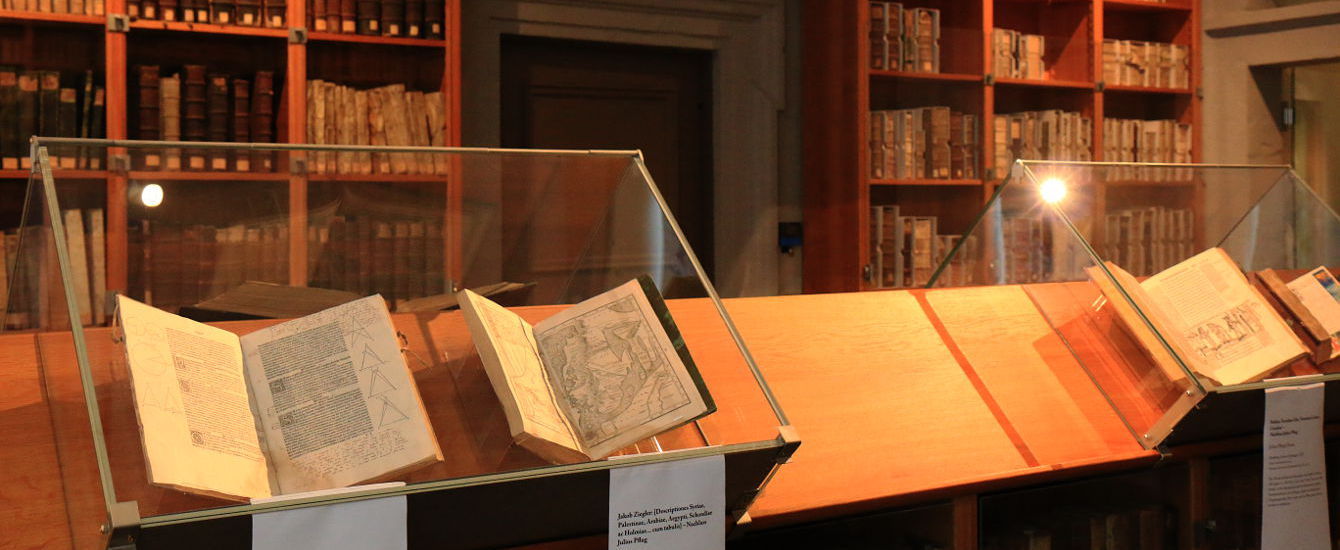 Blick in die Bibliothek
