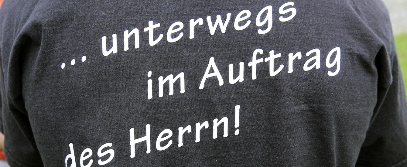 Aufschrift auf T-Shirt
